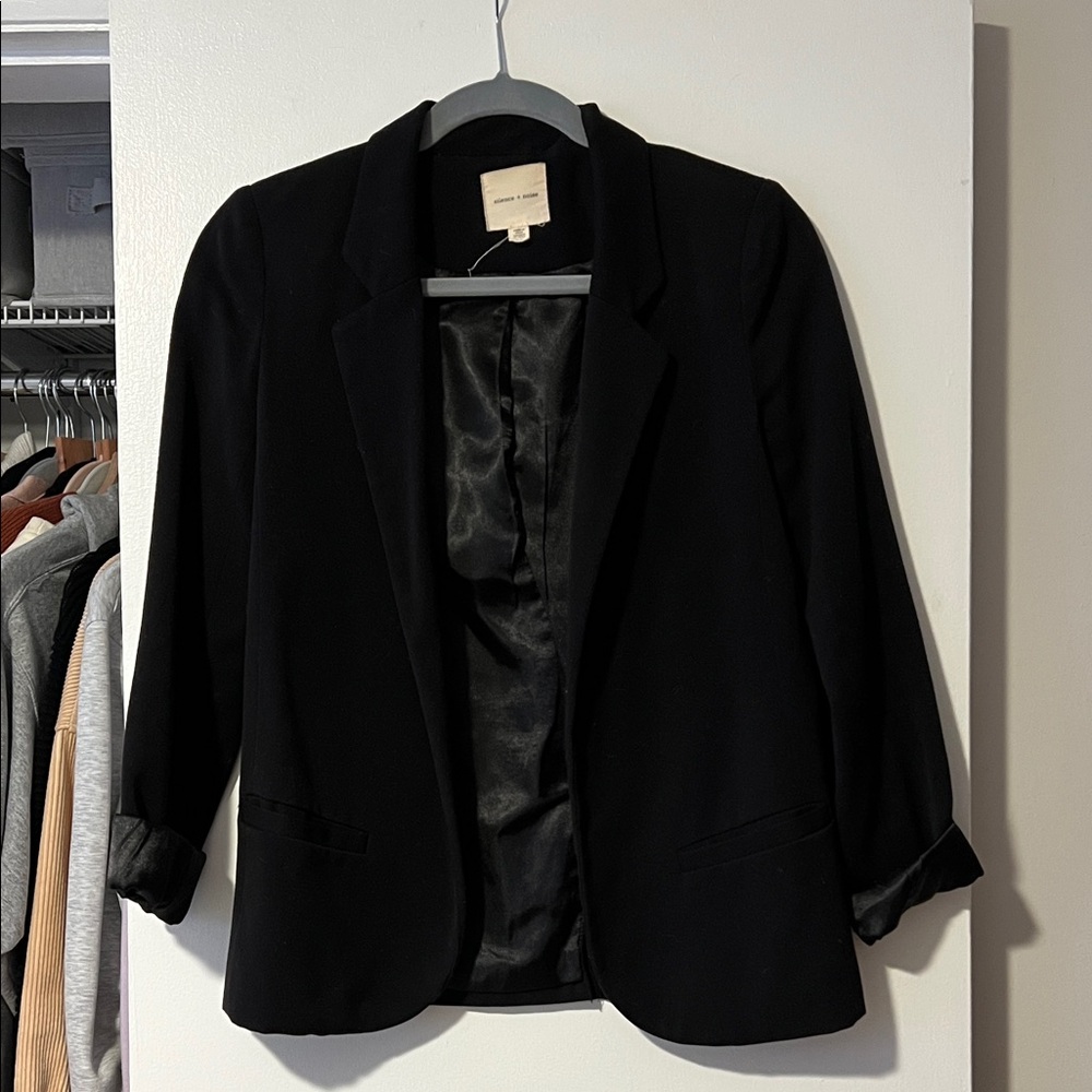 Silence + Noise Classic Black Blazer